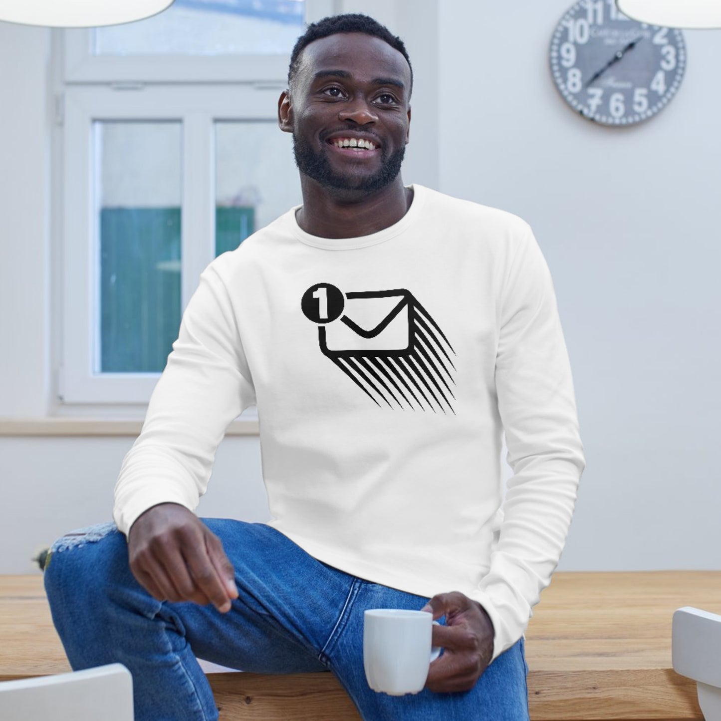 Creative message notification icon for cutting machines