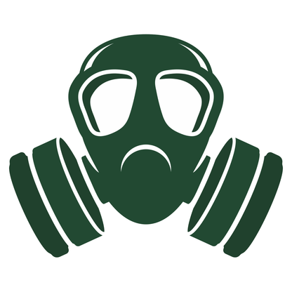 Military gas mask vector for creative projects