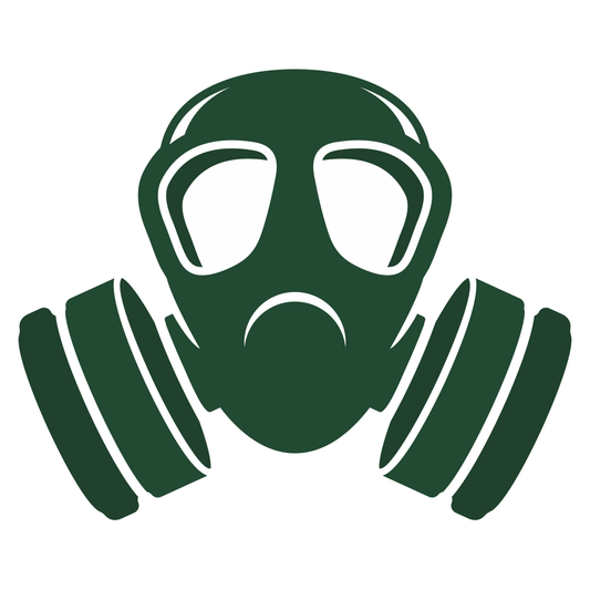 Military gas mask vector for creative projects