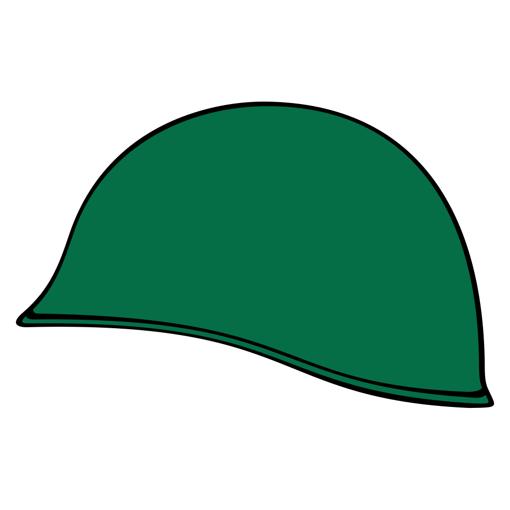 Modern military helmet vector for creative cutting projects