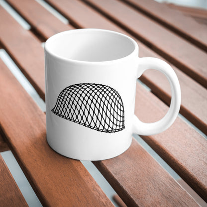 Detailed military helmet vector design for crafting projects