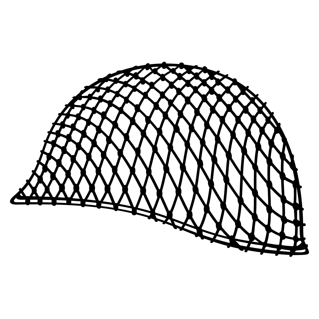 Detailed military helmet vector design for crafting projects