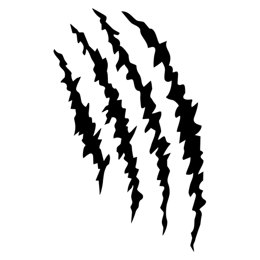 Creative monster claw vector design for cutting machines