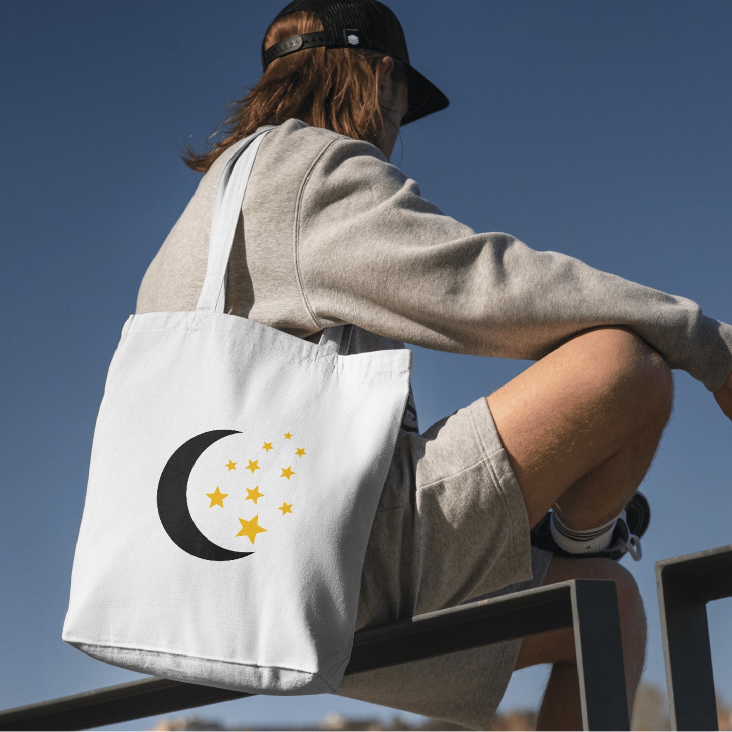 Creative moon and stars vector design for cutting machines