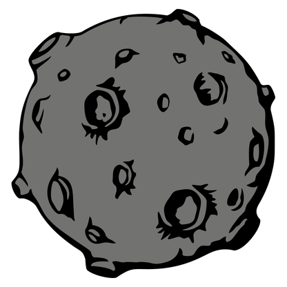 Unique vector svg of a whimsical moon for crafting projects