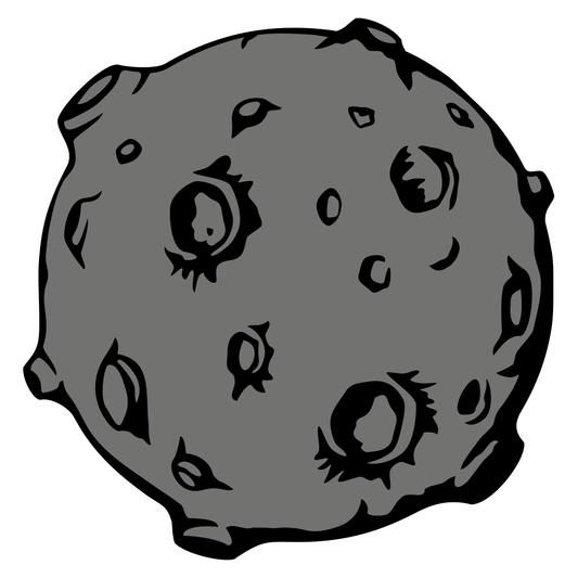 Unique vector svg of a whimsical moon for crafting projects