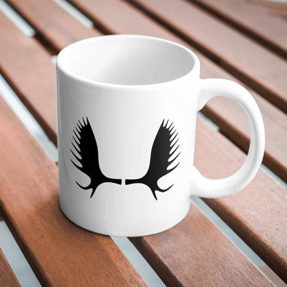 Creative moose horns vector design for crafting projects