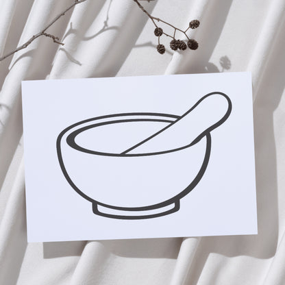 Creative mortar and pestle design for cutting machine projects