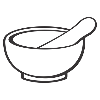 Creative mortar and pestle design for cutting machine projects