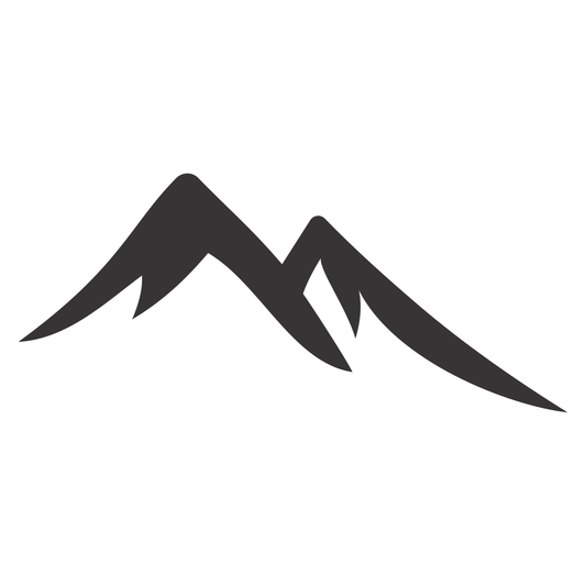Mountain silhouette vector for creative projects and cutting