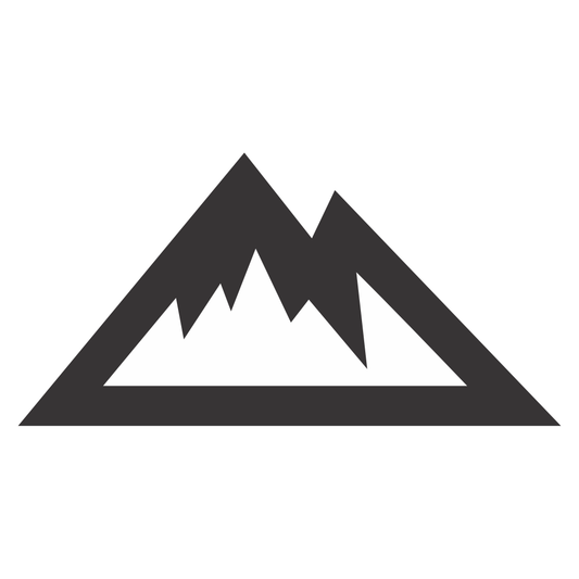 Mountain silhouette design for creative cutting projects
