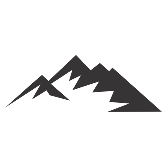 High-quality vector silhouette for mountain enthusiasts