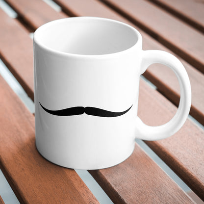 A stylish mustache graphic created for crafting projects
