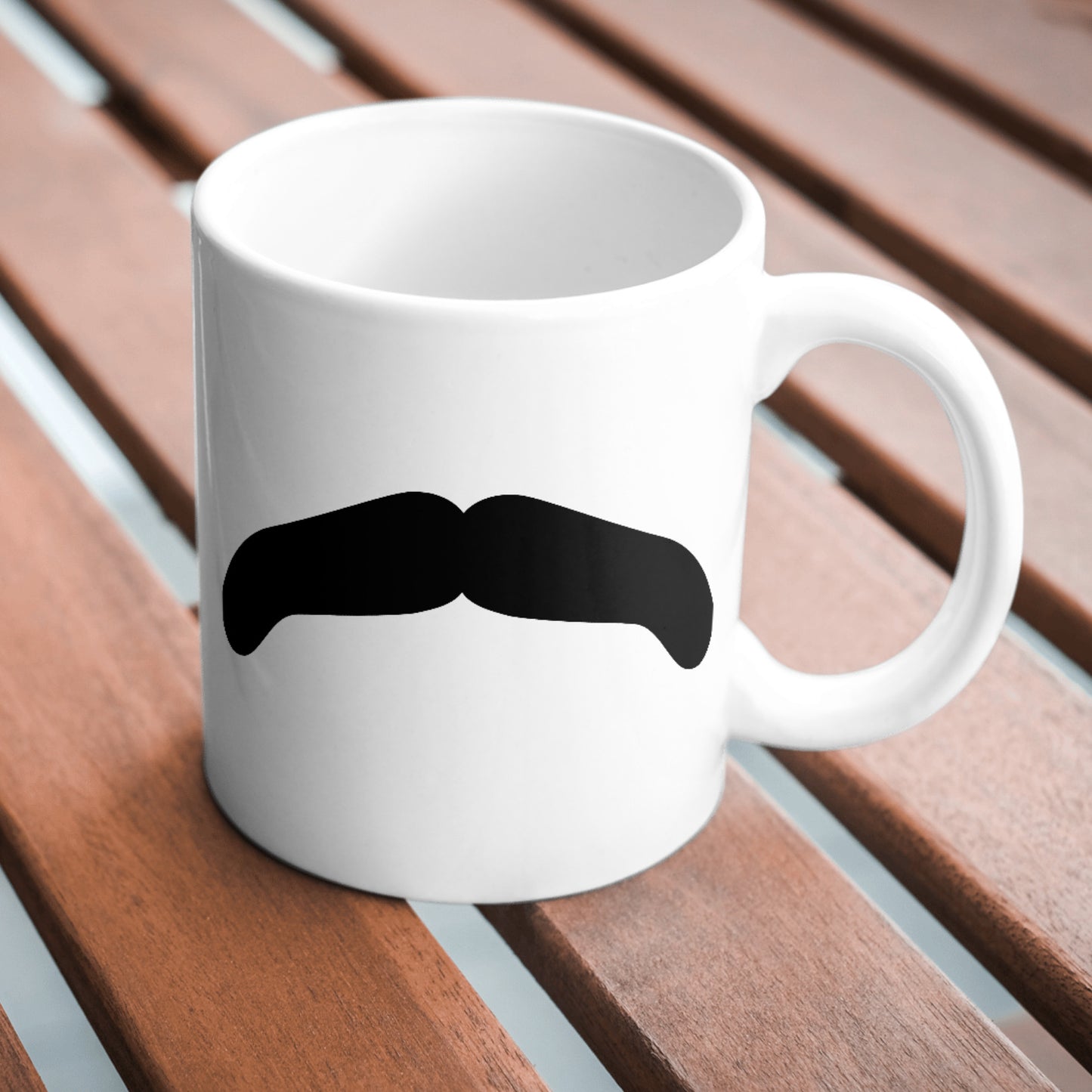 Stylish mustache vector design for creative projects
