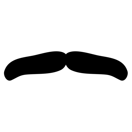 Creative mustache design for crafting enthusiasts and projects