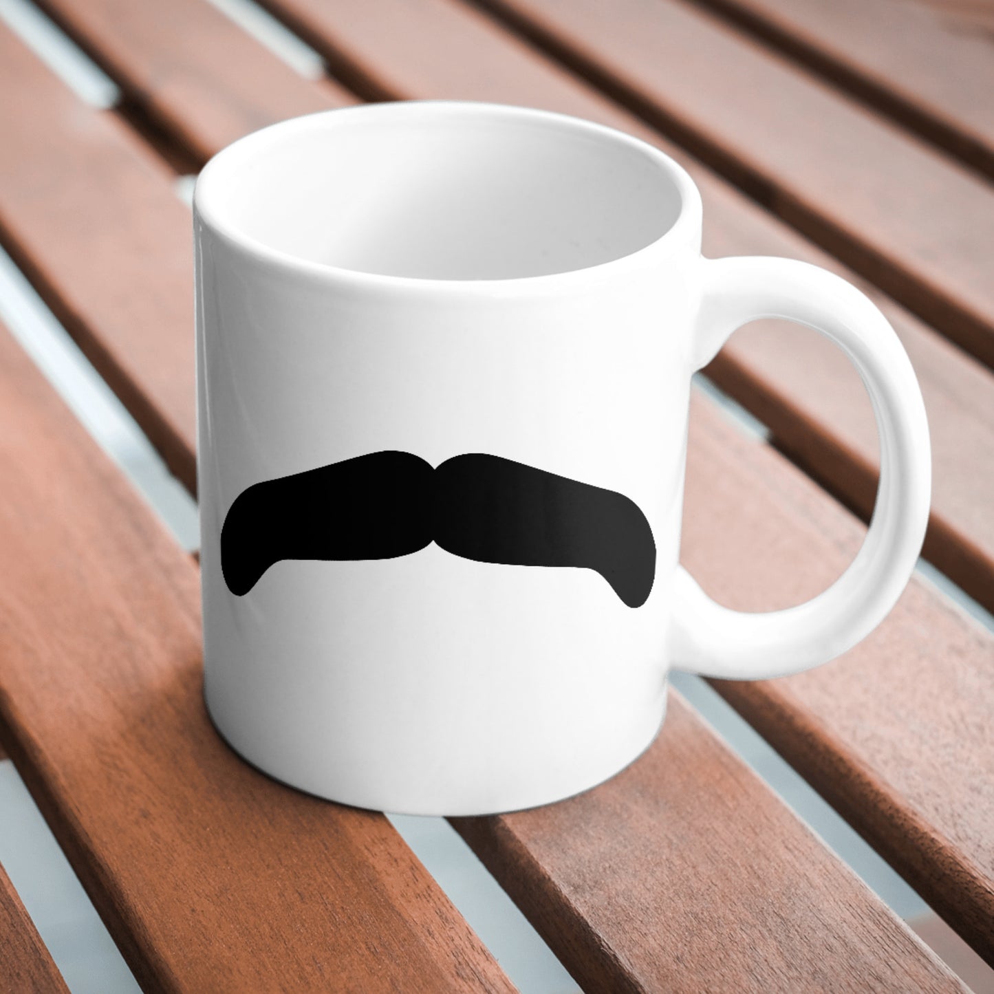 Creative mustache design ideal for cutting machines