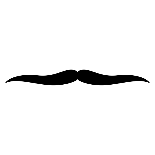 Mustache vector design for crafting enthusiasts and projects