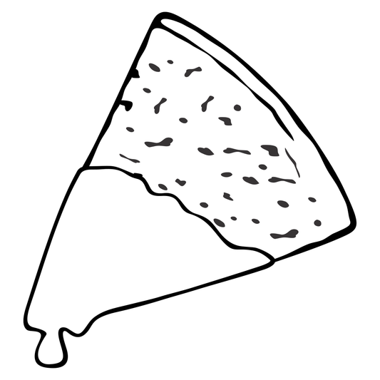 Delicious nachos illustration for creative cutting projects