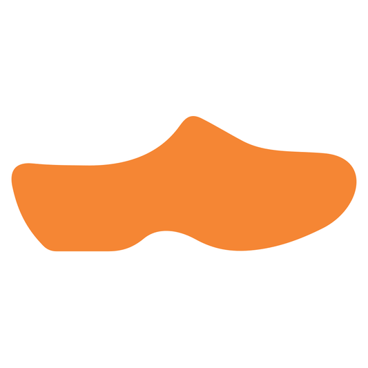 Creative vector svg design of traditional Netherland clogs