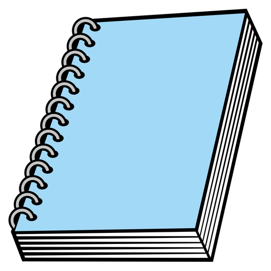 Beautiful notepad design ideal for creative projects