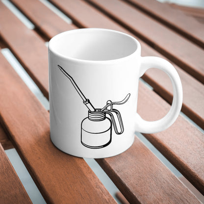 Stunning vector art of creative oil can design
