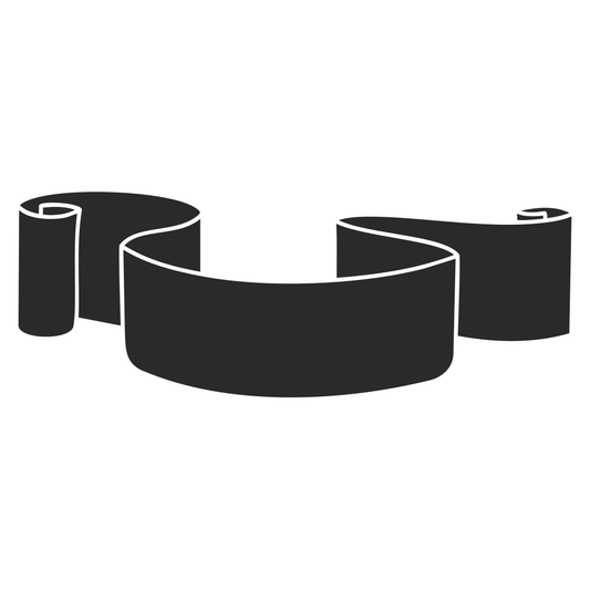 Creative vector design of ribbons for crafting projects