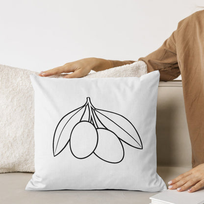 Delightful olive branch design perfect for cutting machines