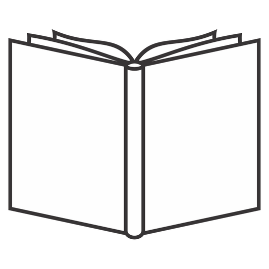 Open book. Create artful designs with vector SVG files for cutting machines