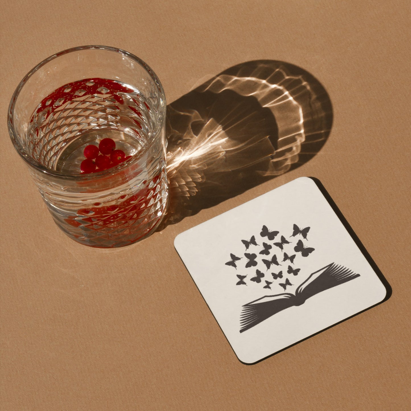 Unfolding stories with butterflies from an open book design