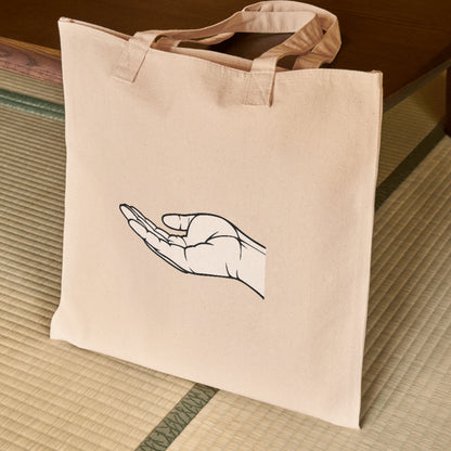 Open hand outline design for creative cutting projects