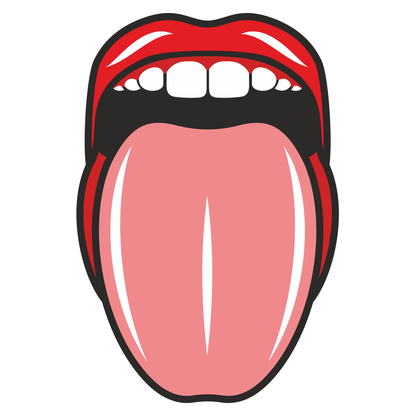 Open mouth vector design for cutting machines