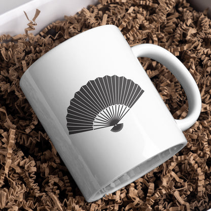 Elegant oriental fan design perfect for cutting machines