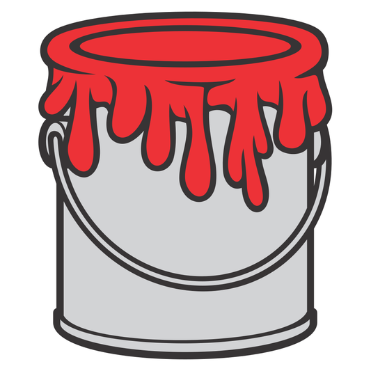 Creative paint can design for versatile cutting projects