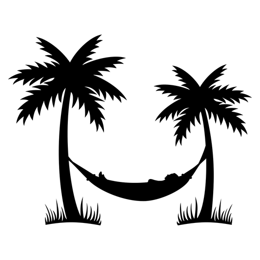 Layered palm tree design for creative cutting projects