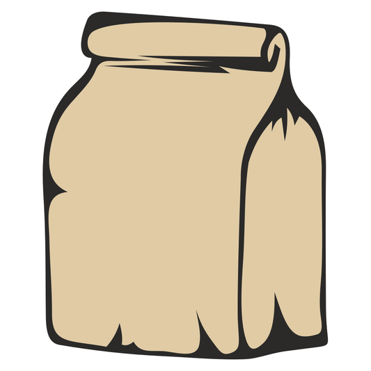 Small paper bag design suitable for cutting machines