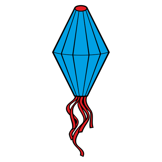 Colorful kite design for crafting enthusiasts and projects