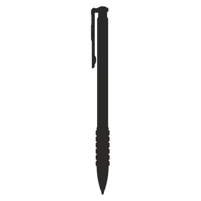 Stylish black pen silhouette for crafting and design projects
