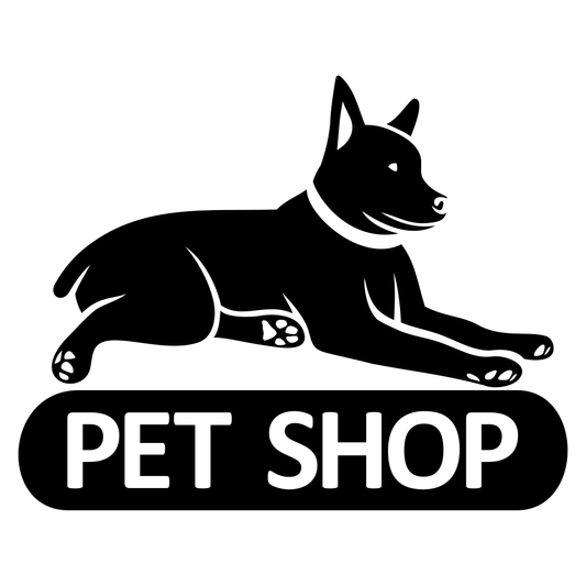 Creative vector design suitable for pet shop branding and decor