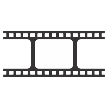 Film strip SVG design for cutting machines