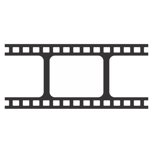 Film strip SVG design for cutting machines