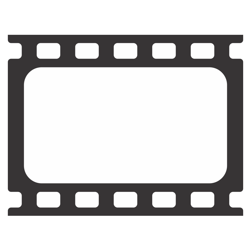 Creative vector svg film strip design for cutting machines