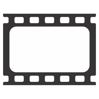 Creative vector svg film strip design for cutting machines