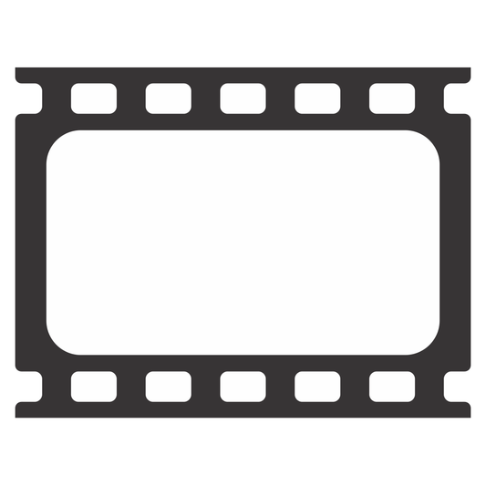 Creative vector svg film strip design for cutting machines