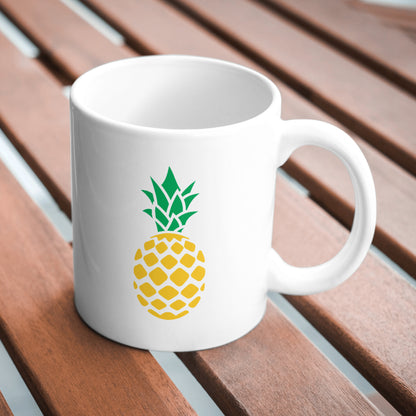 Bright and vibrant pineapple vector design for crafting projects