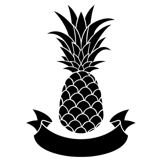 Unique pineapple monogram design for creative projects