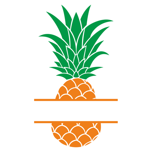 Pineapple monogram design for crafting and decorating