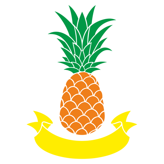 Unique pineapple monogram design for crafting enthusiasts