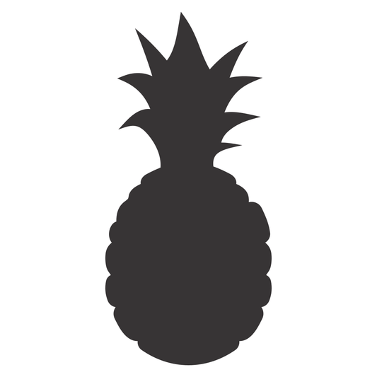 Creative pineapple silhouette perfect for cutting projects