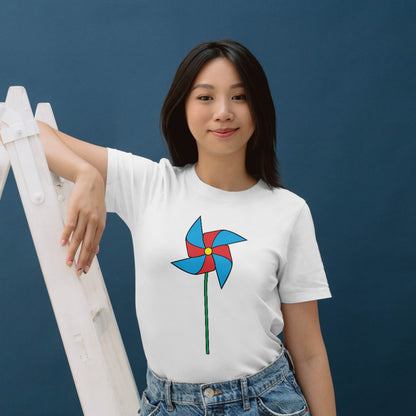 Colorful pinwheel for creative cutting machine designs