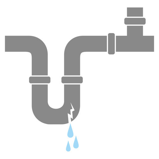 Dripping faucet and pipe vector design for crafting projects